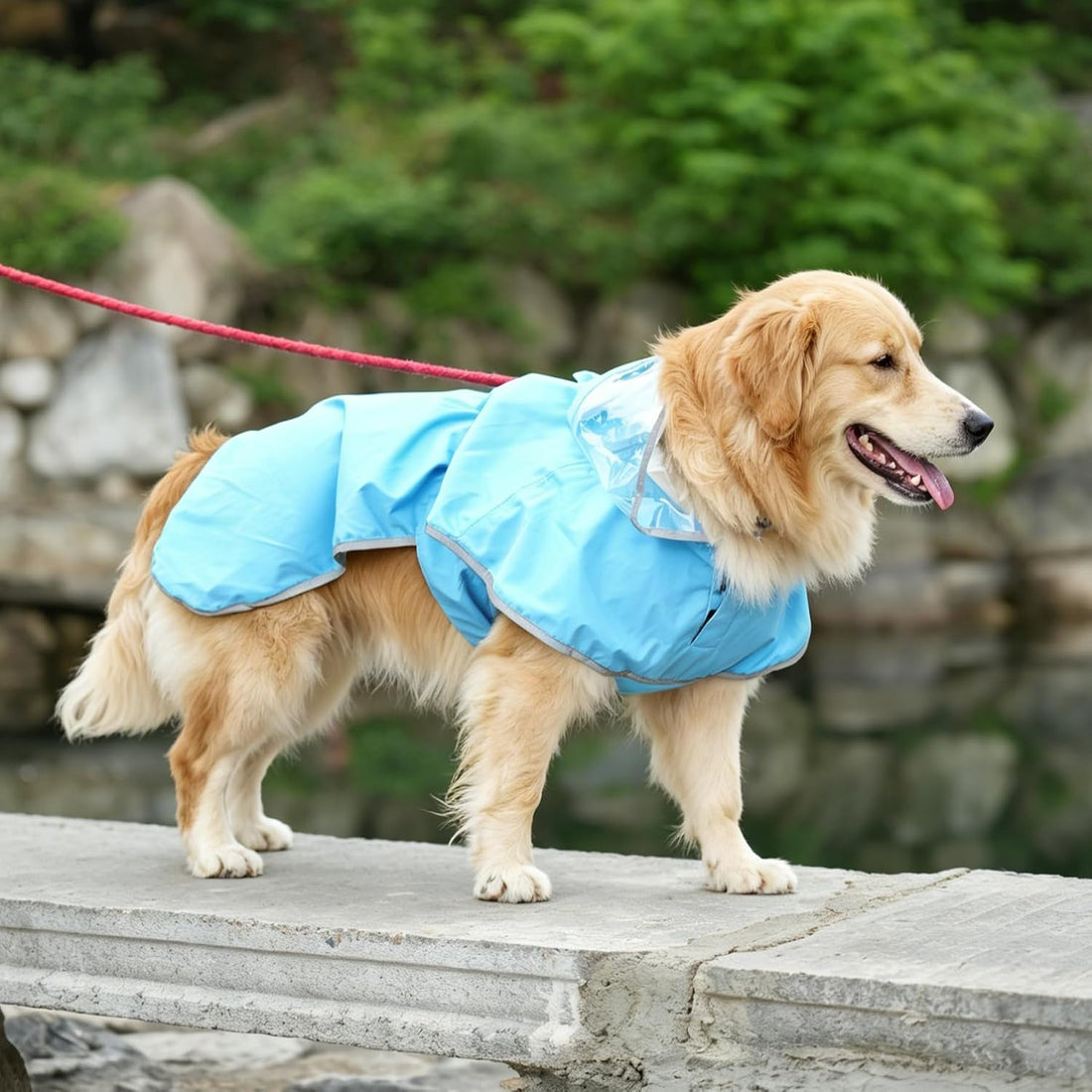 MAMORE Dog Raincoat Waterproof Rain Coats for Small Medium Large