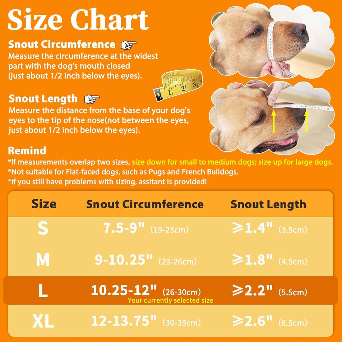 Mayerzon Adjustable Dog Muzzle