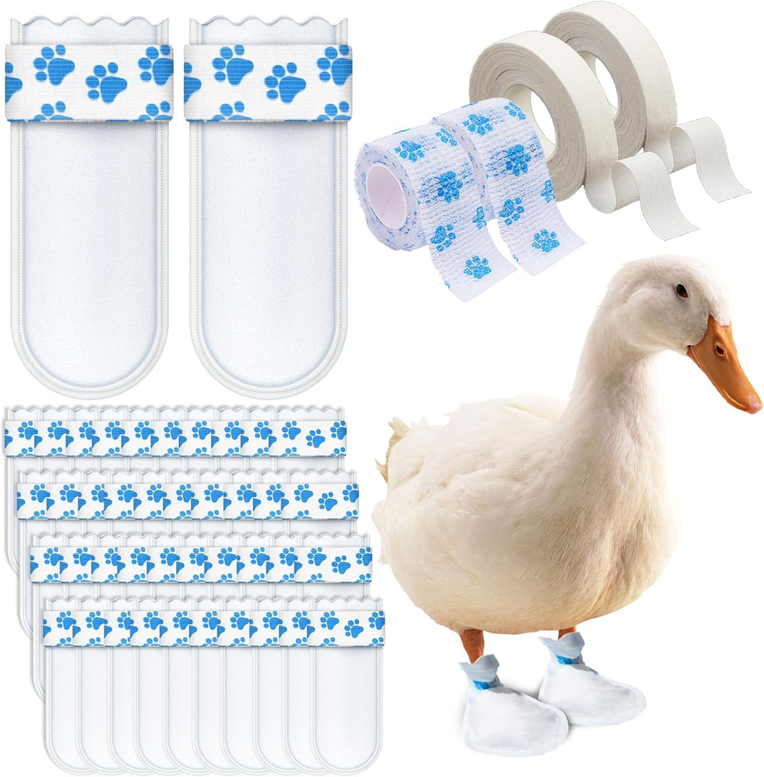 Disposable Duck Shoes for Real Ducks Feet Bumblefoot Care Supplies