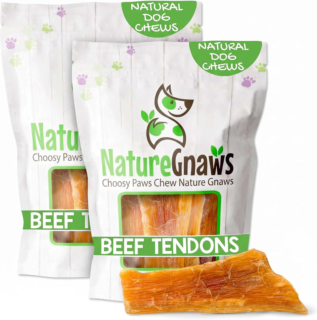 Nature Gnaws Beef Paddywack Tendons 5-6" Dog Chews, 5 Count