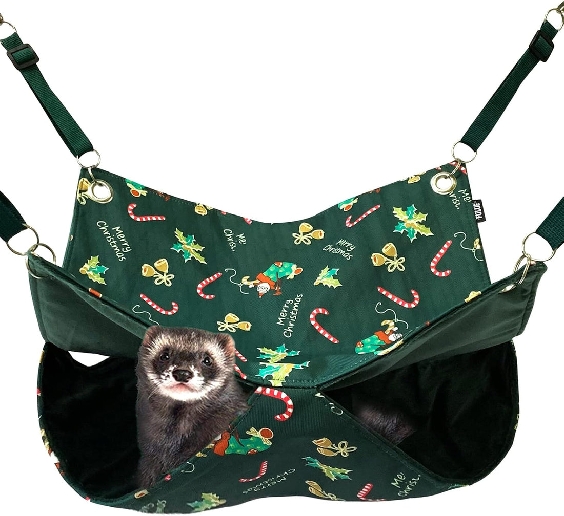 Ferret Rat Hammock Bed, Ferret Guinea Pig Nation Cage Accessories Kit