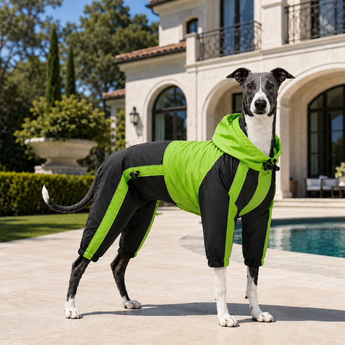 Pet Apparel Large Dog Clothing Raincoat Pet Clothes Rain Coat For Big