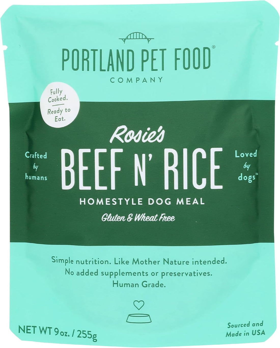 Portland Pet Food Company, Homestyle Dog Meal Rosies Beef N Rice