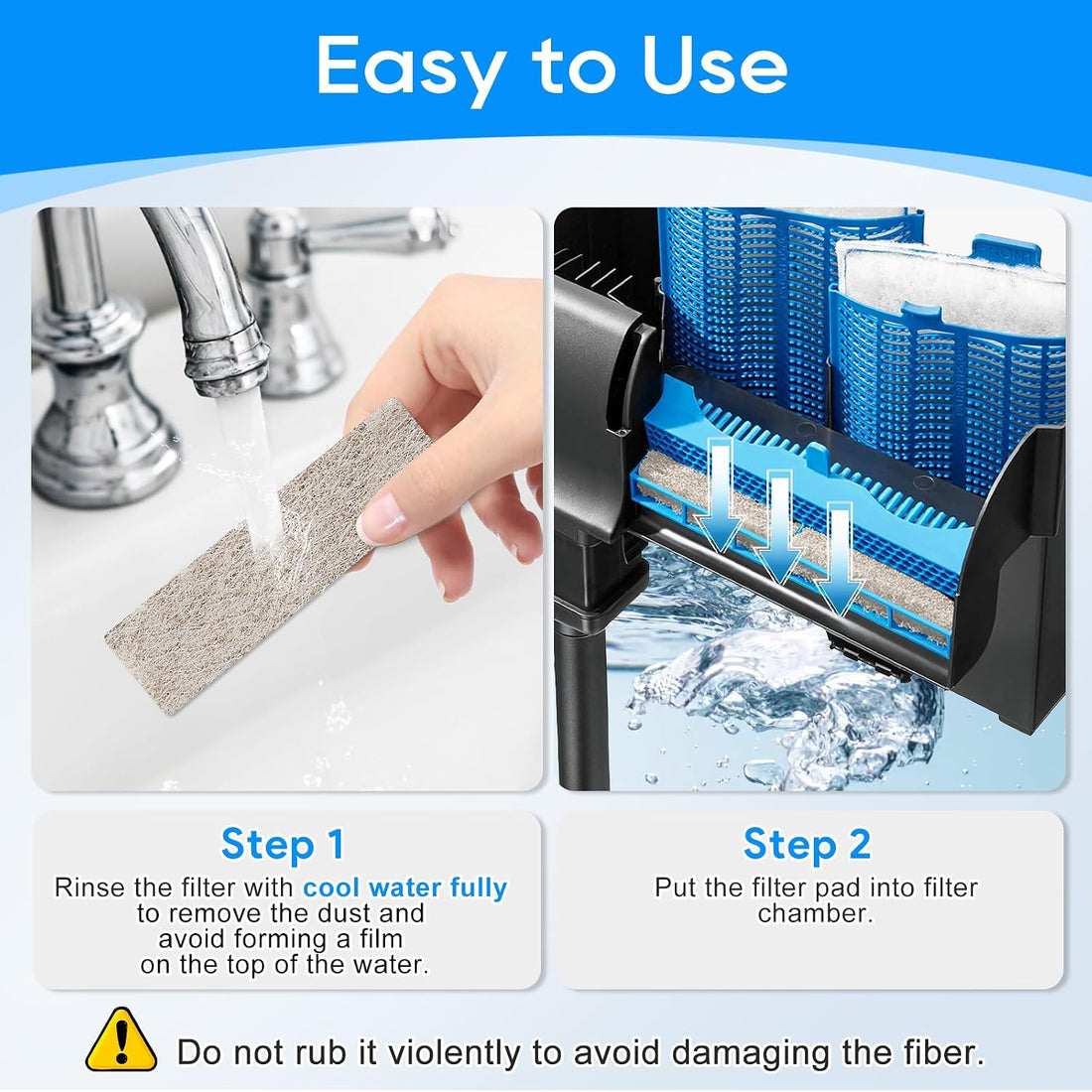 Replacement Filter Cartridges Compatible with Aqueon Quietflow 20 75