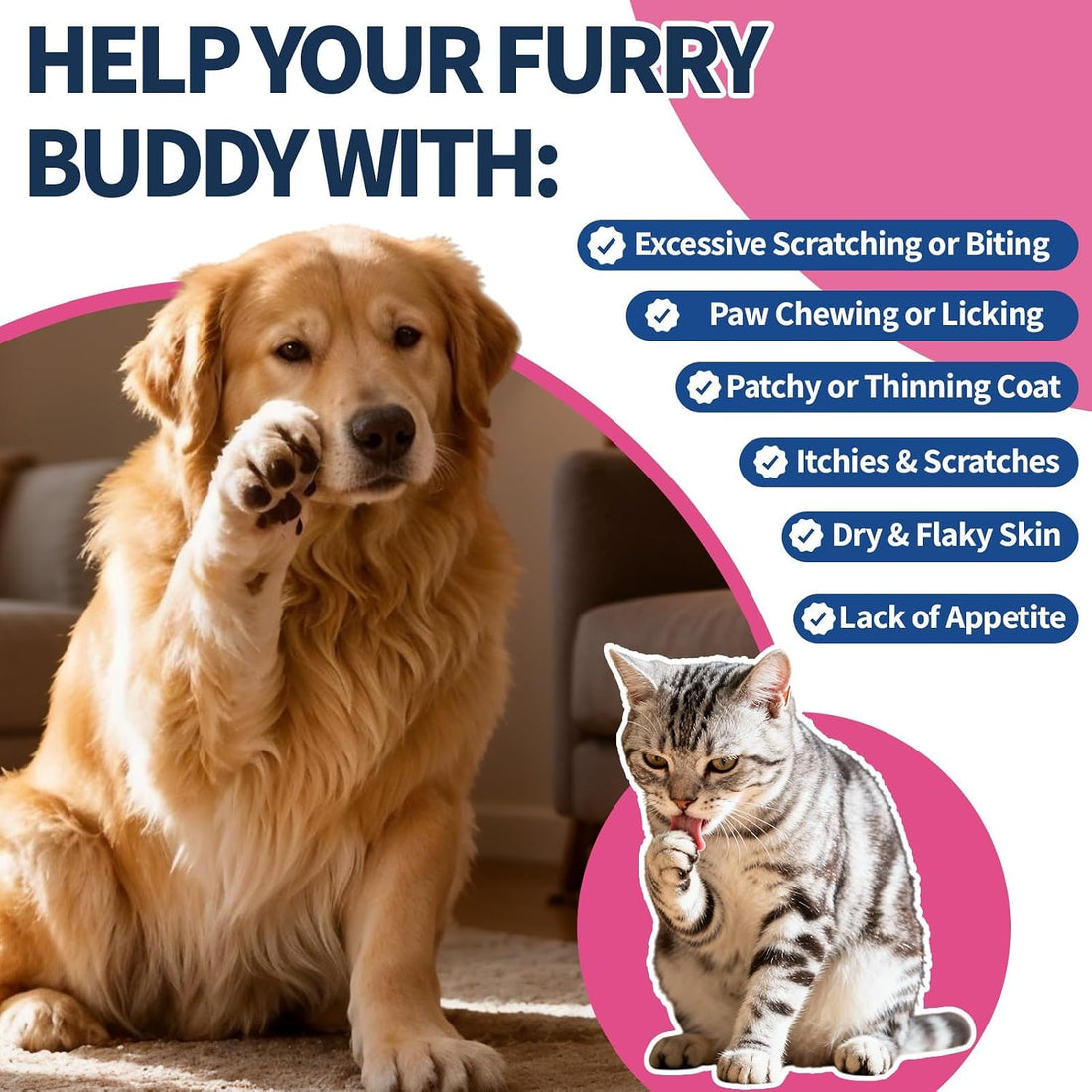 Flea and Tick Prevention for Cats & Dogs with Multivitamin 60ml
