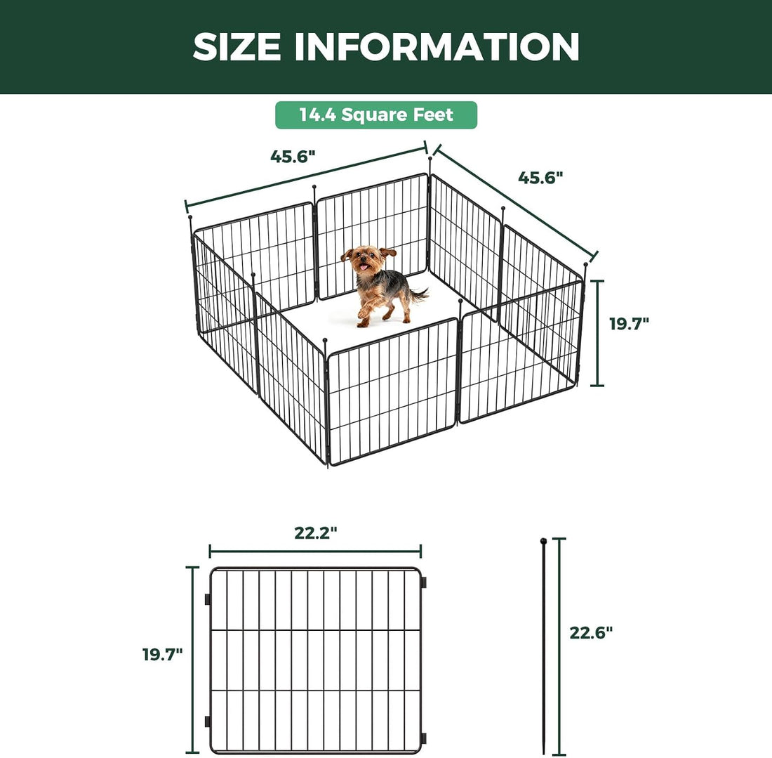 FXW MiniPaws Dog Playpen, Indoor, Yard & RV Camping, 20" H