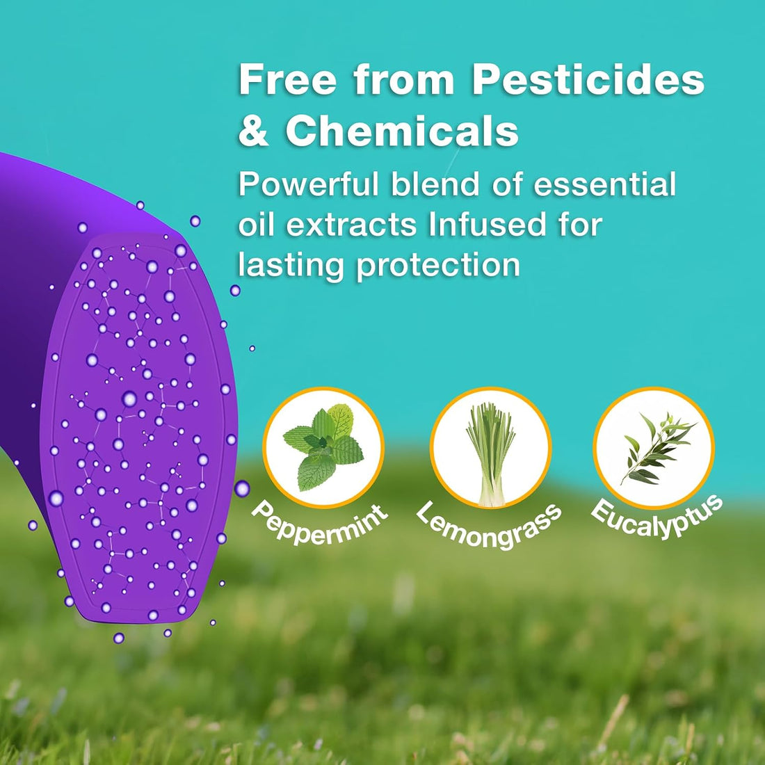 ZingZap Flea & Tick Collar Plant Powered Purple 2-Pack