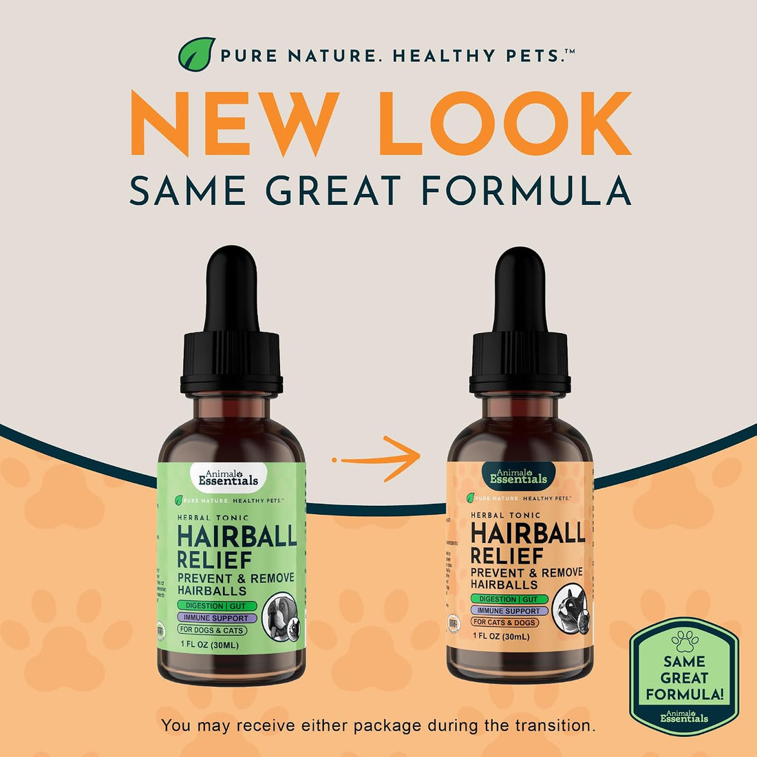 Animal Essentials Hairball Relief Formula - 1 fl Oz