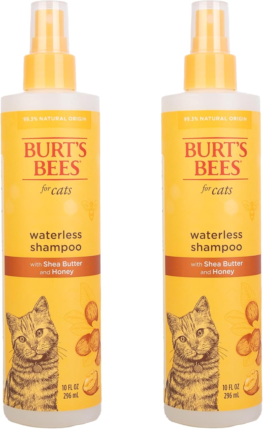 Burts Bees for Pets Waterless Cat Shampoo Spray, 10 Fl Oz