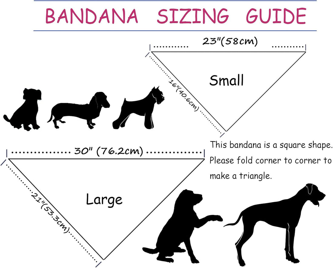 ARING PET Summer Dog Bandana-Cute Blue Dog Bandanas