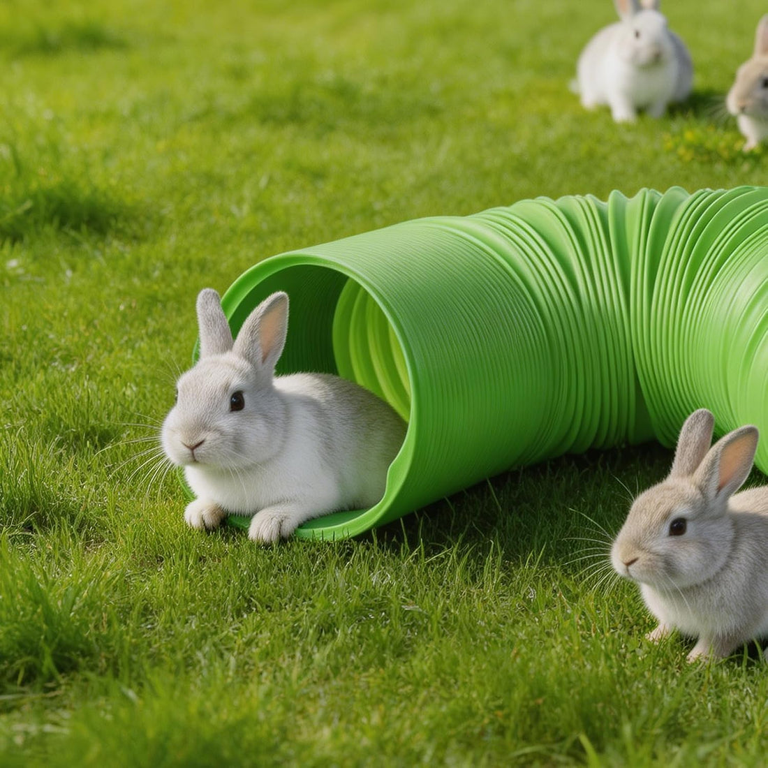 3 Packs Pet Fun Tunnels, Small Animal Tunnel