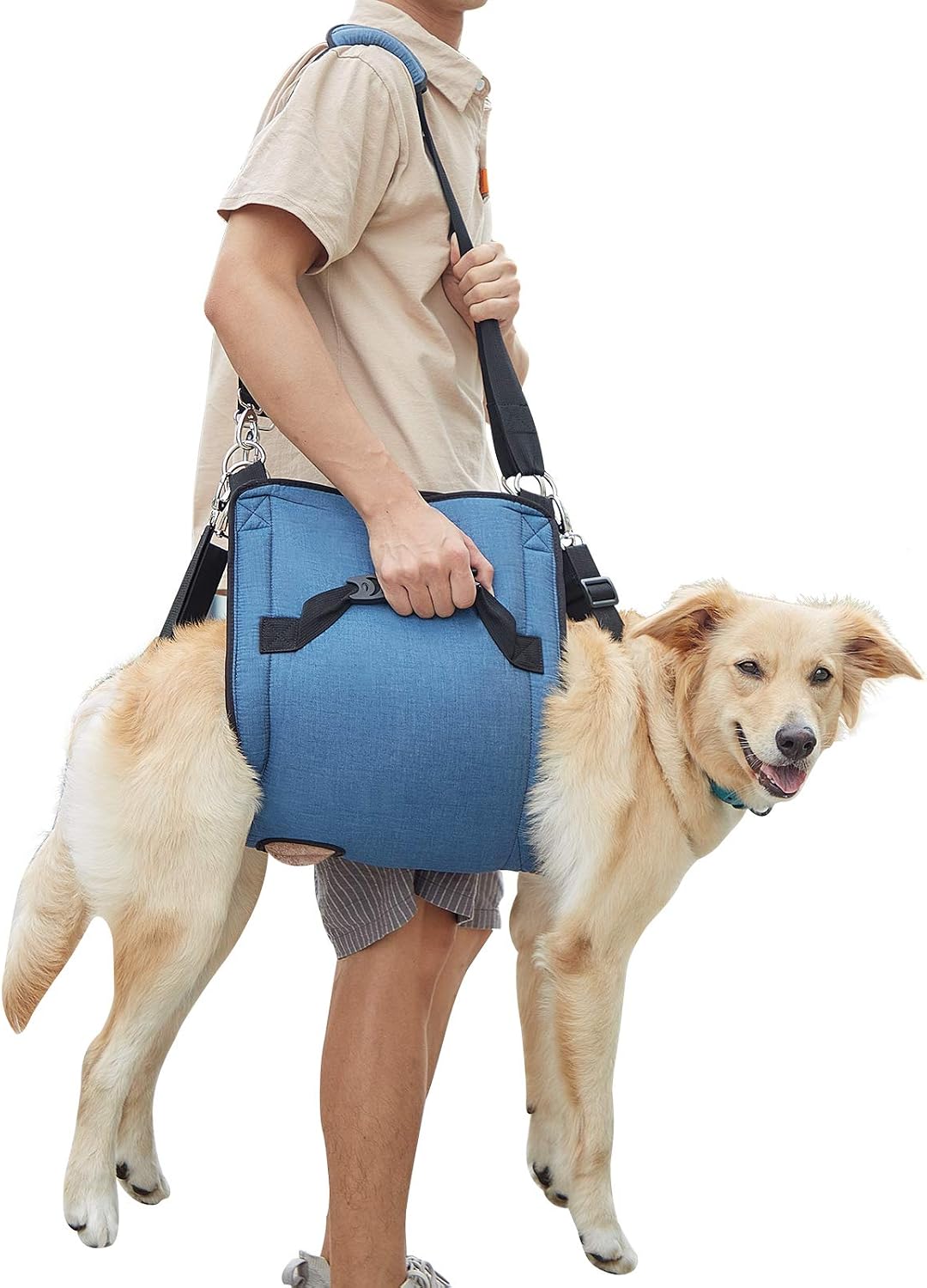 COODEO Dog Carry Sling, Emergency Backpack Pet Legs Support