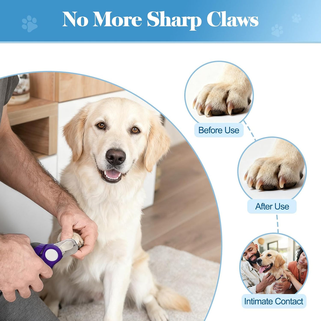 Swihauk Heavy Duty Dog Nail Clippers and Trimmers