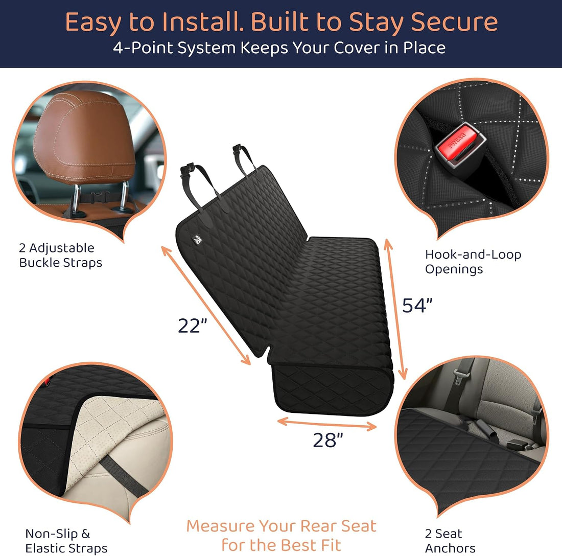 Bench Back Seat Cover for Dogs