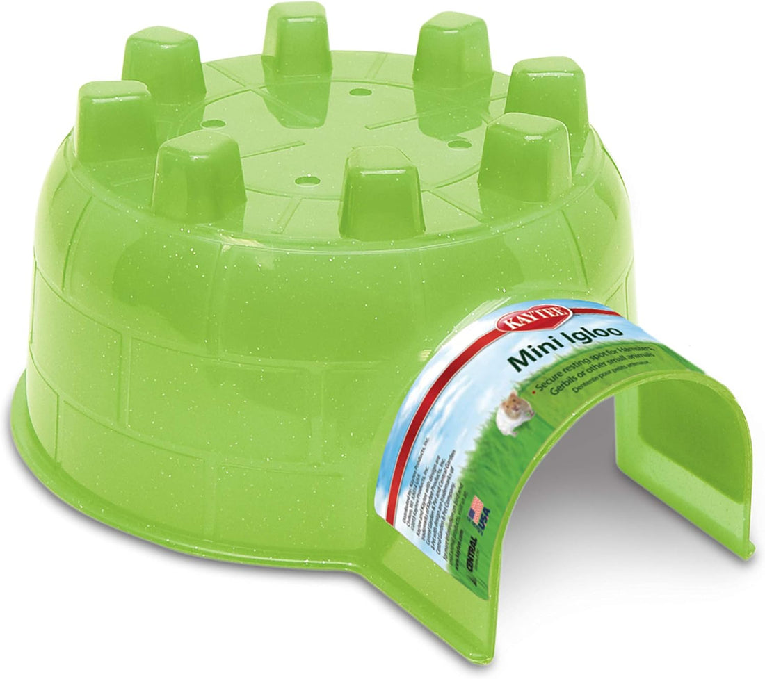 Kaytee Igloo Habitat Hideout for Hamster, Gerbil, Rat, Giant