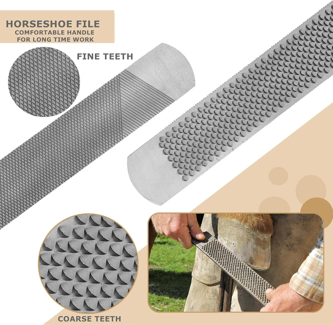 7 PCS Farrier Tool Kits Professional Hoof Trimming Farrier Tools