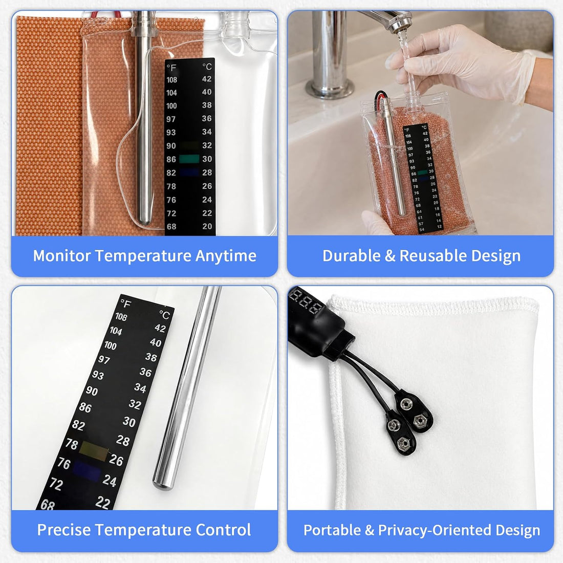 Electric Urine Warmer, Urine Test Complete Kit with Digital