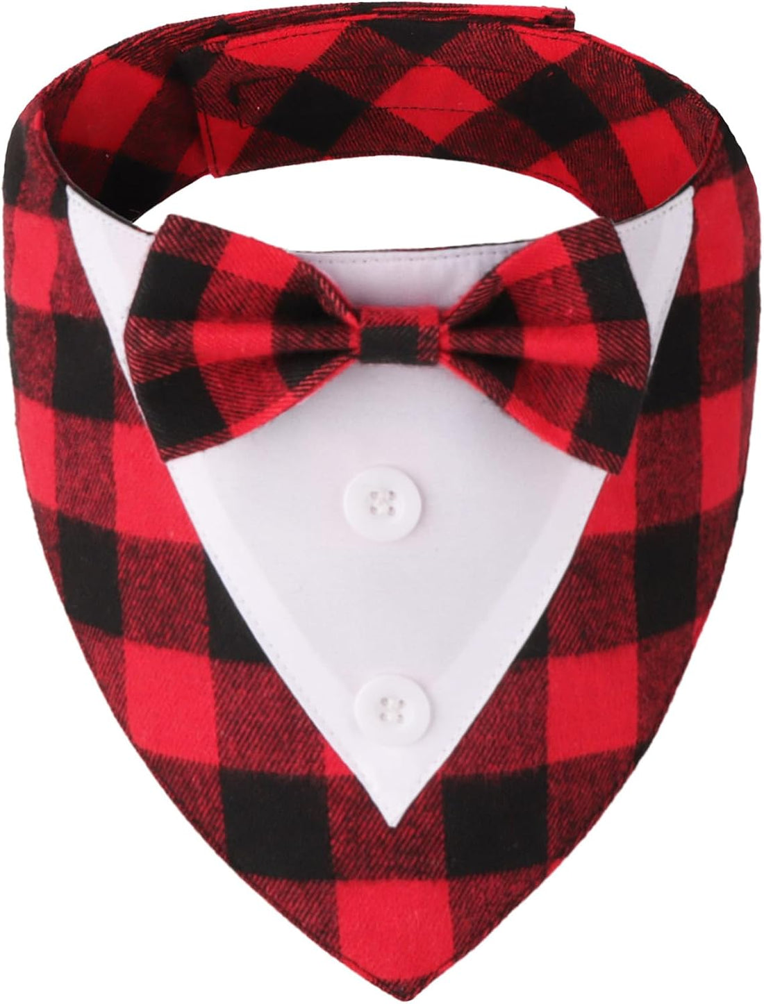 ADOGGYGO Birthday Dog Bandana with Bowtie, Blue Boy Dog Tuxedo