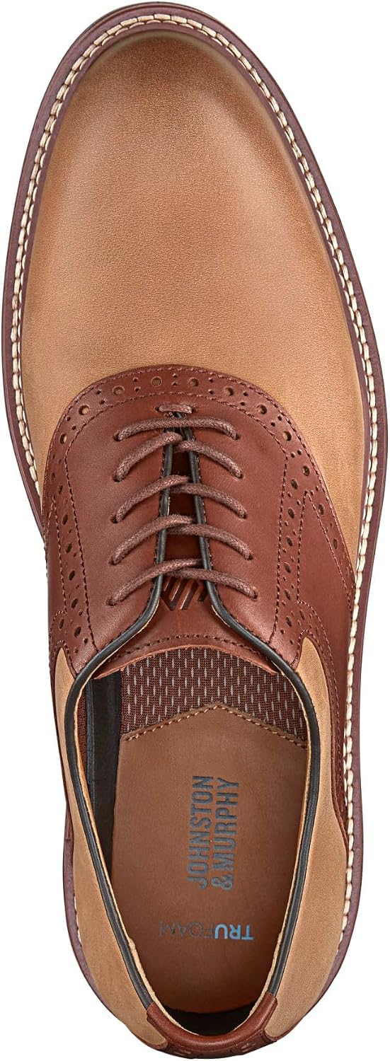 Johnston & Murphy Men's Upton Saddle Lace-Up Oxford Shoe