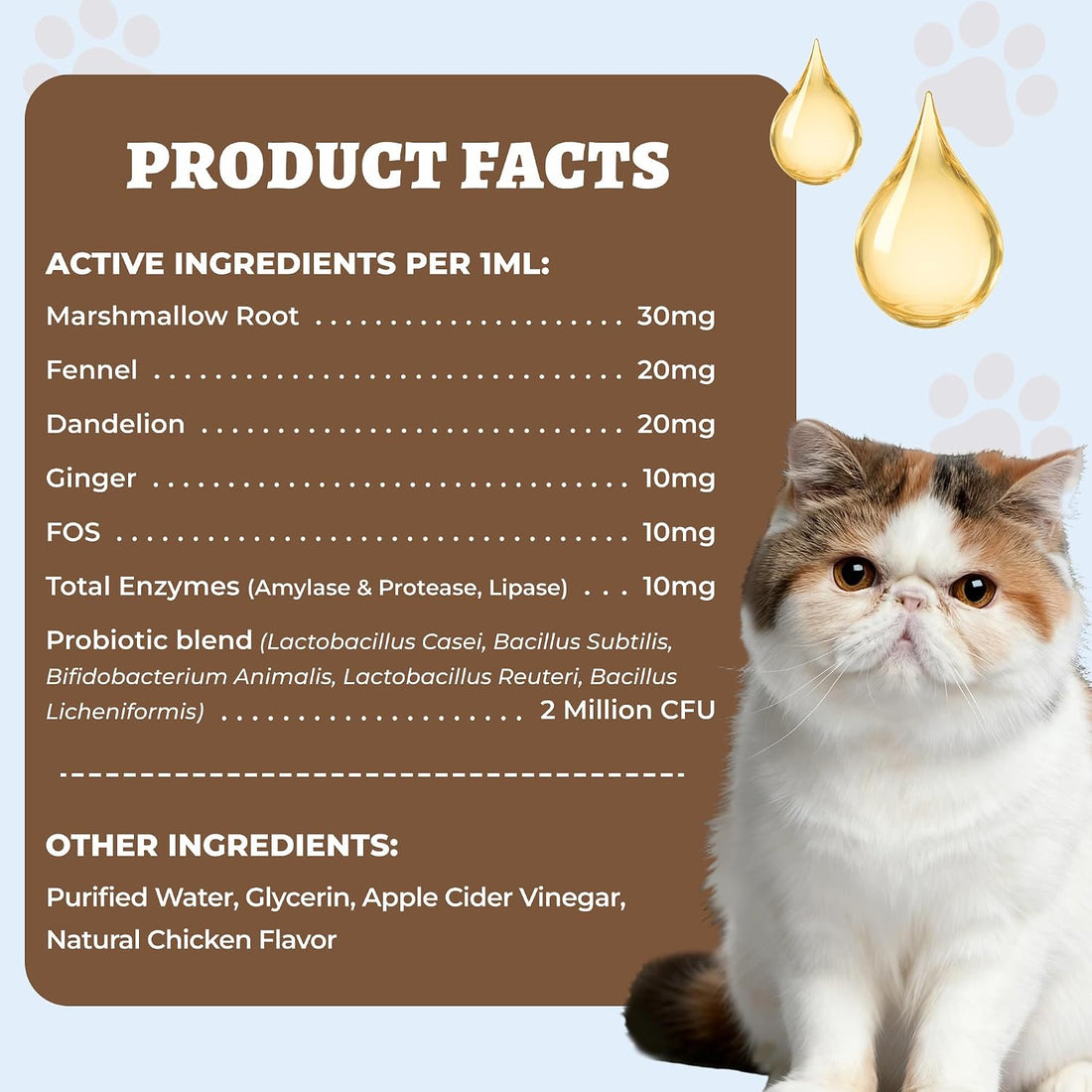 Wellix Cat & Dog probiotics for Constipation Relief & Gut Health