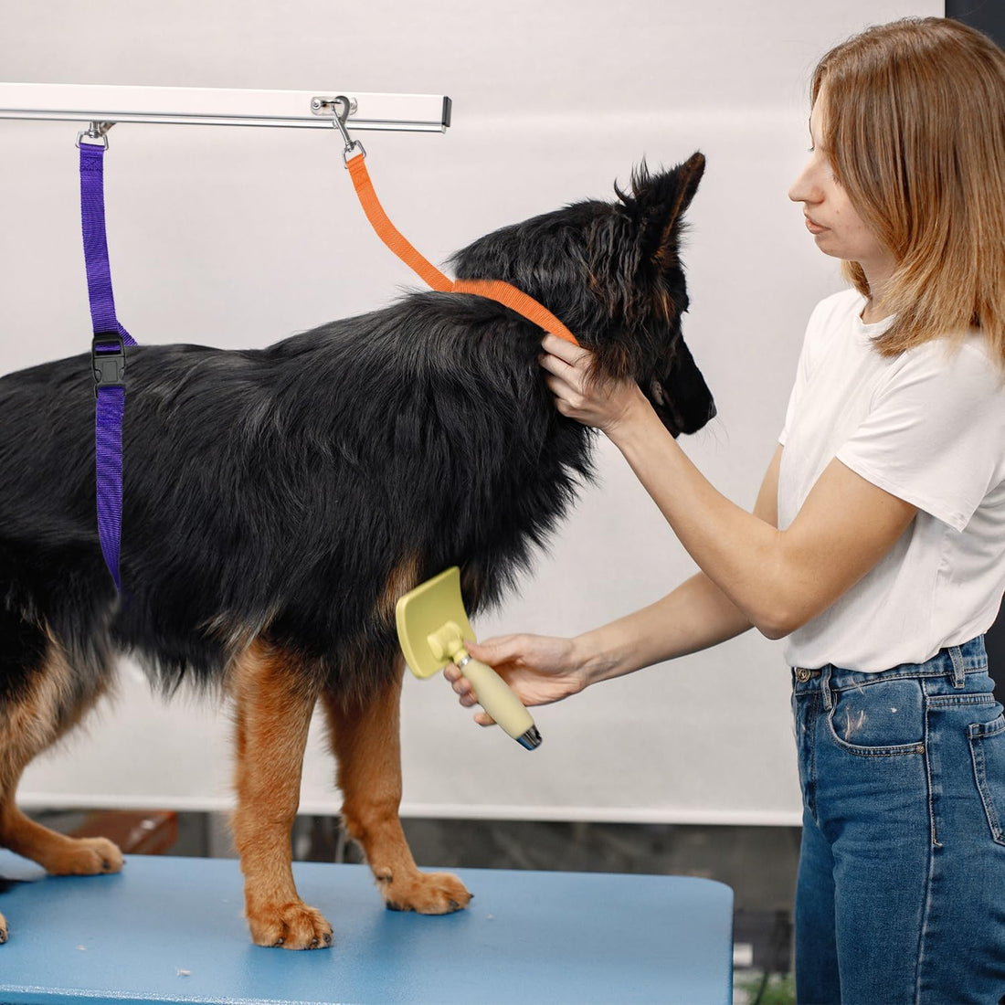 Dog Grooming Loop Adjustable Restraint Noose Sling for Pet Grooming