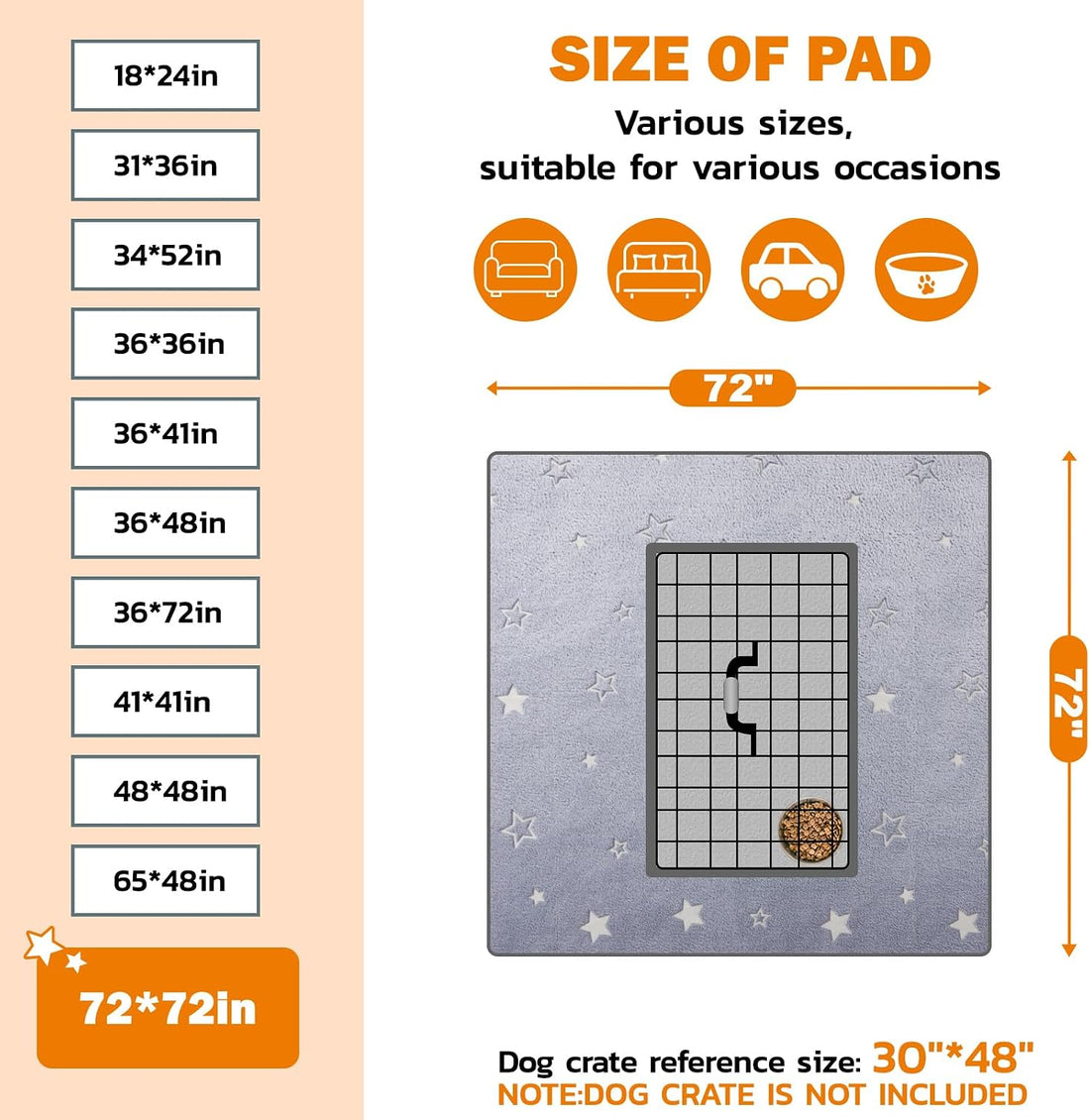 LOOBANI 31 x 36 Washable Pee Pads for Dogs 2 Packs for Playpen