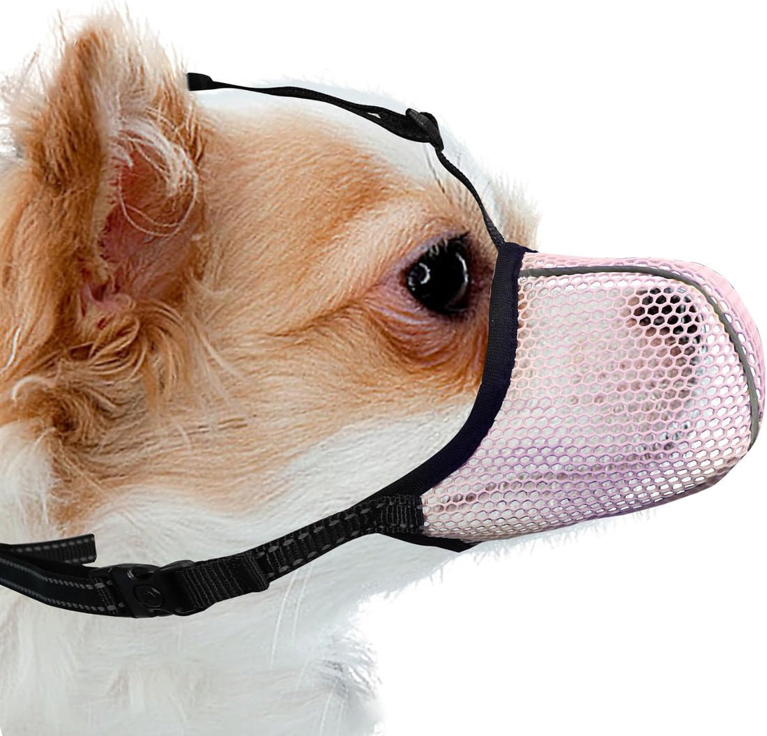 Dog Basket Muzzle to Anti Prevent Barking Biting Chewing Scavenging