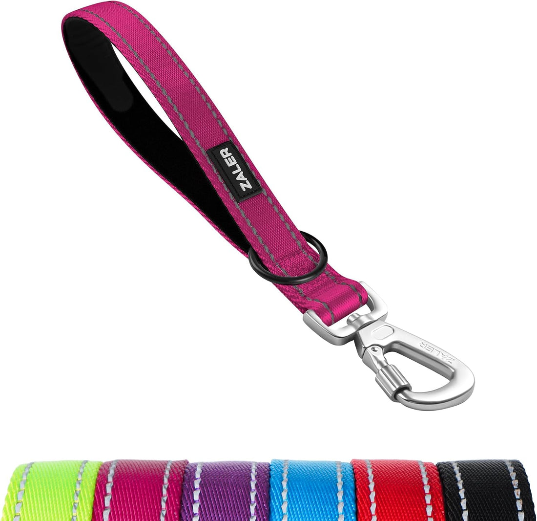 ZALER Short Dog Leash 1 ft, 12 Inches Traffic Leashes for Dogs