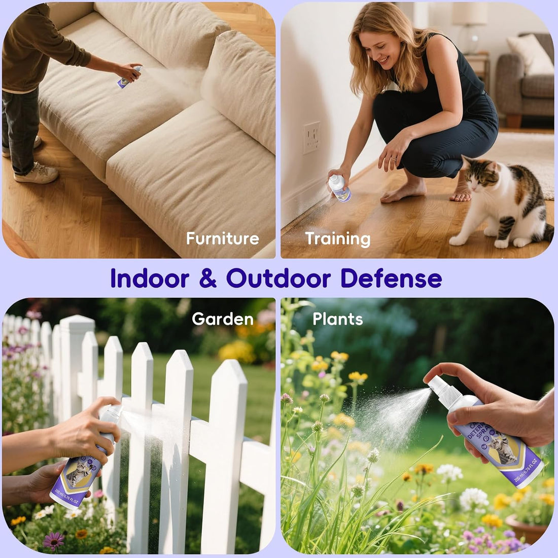 KTSAY Cat Deterrent Spray - Effective Repellent Spray for Furniture