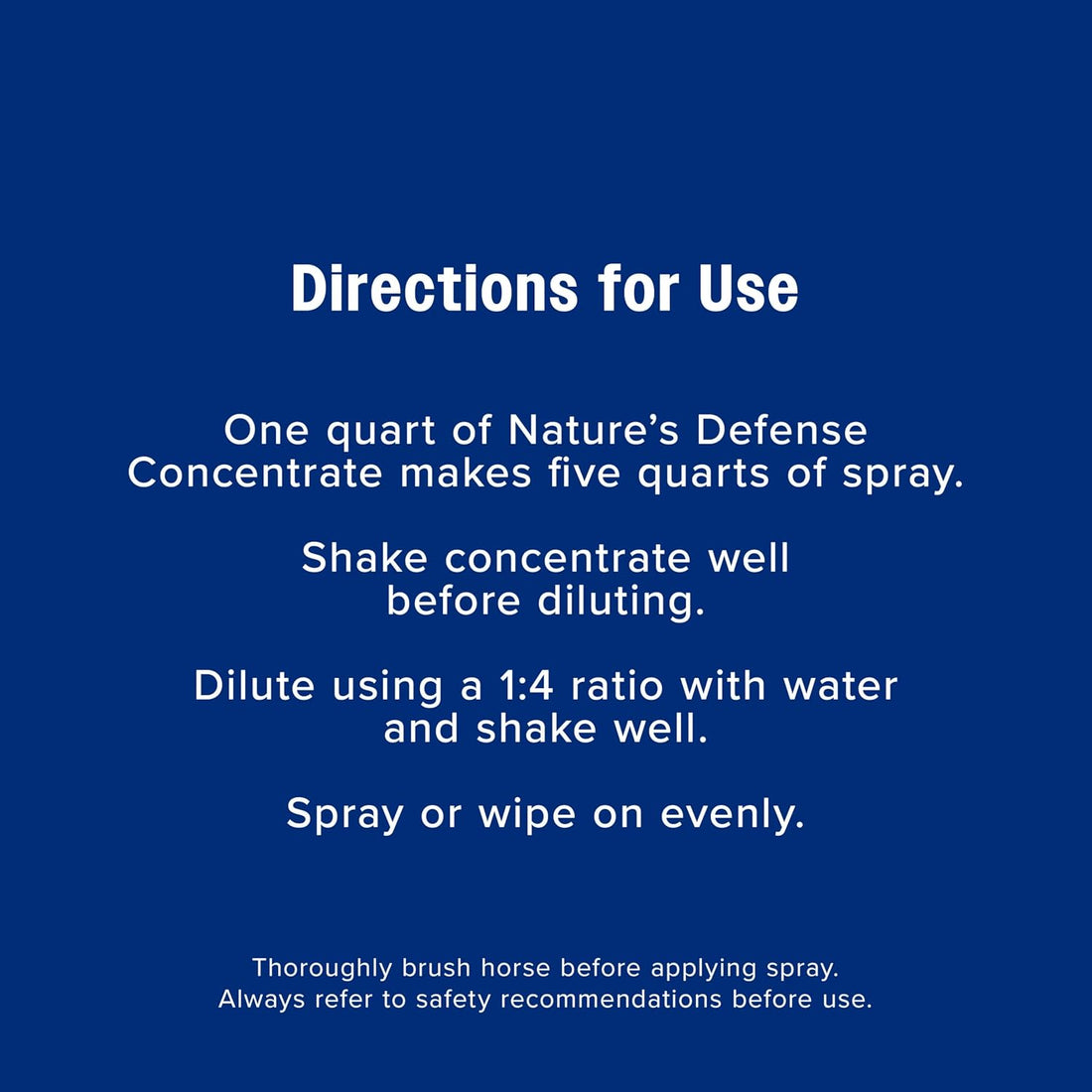 Farnam Nature’s Defense Concentrate, Botanical Fly Repellent Spray
