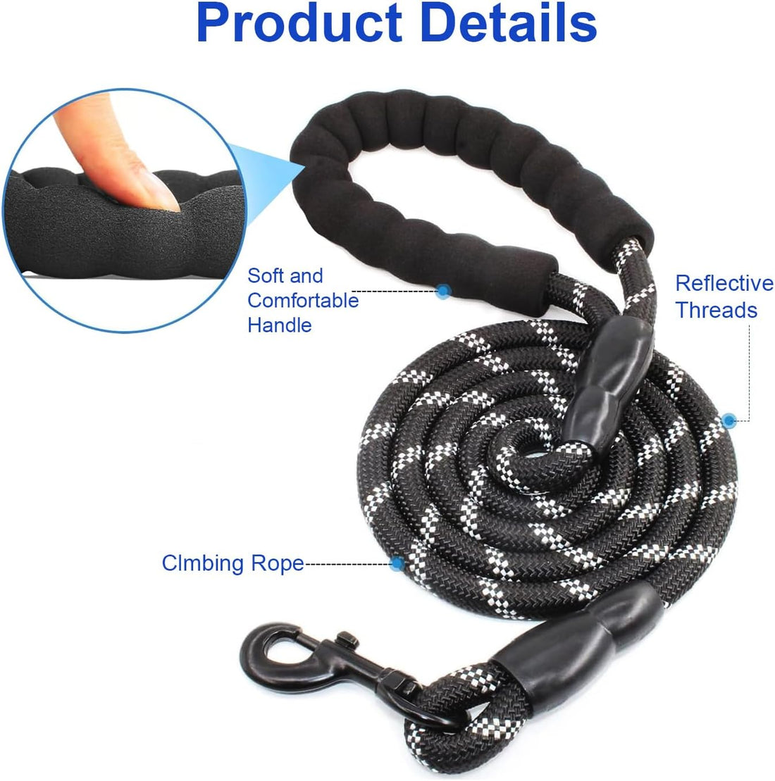 MingXpets Double Dog Leash,360° Swivel Tangle Free Bungee Walking