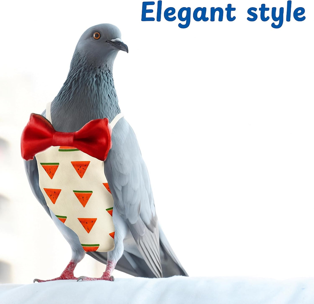 Birds Pigeon Diaper Pants Harness and Leash