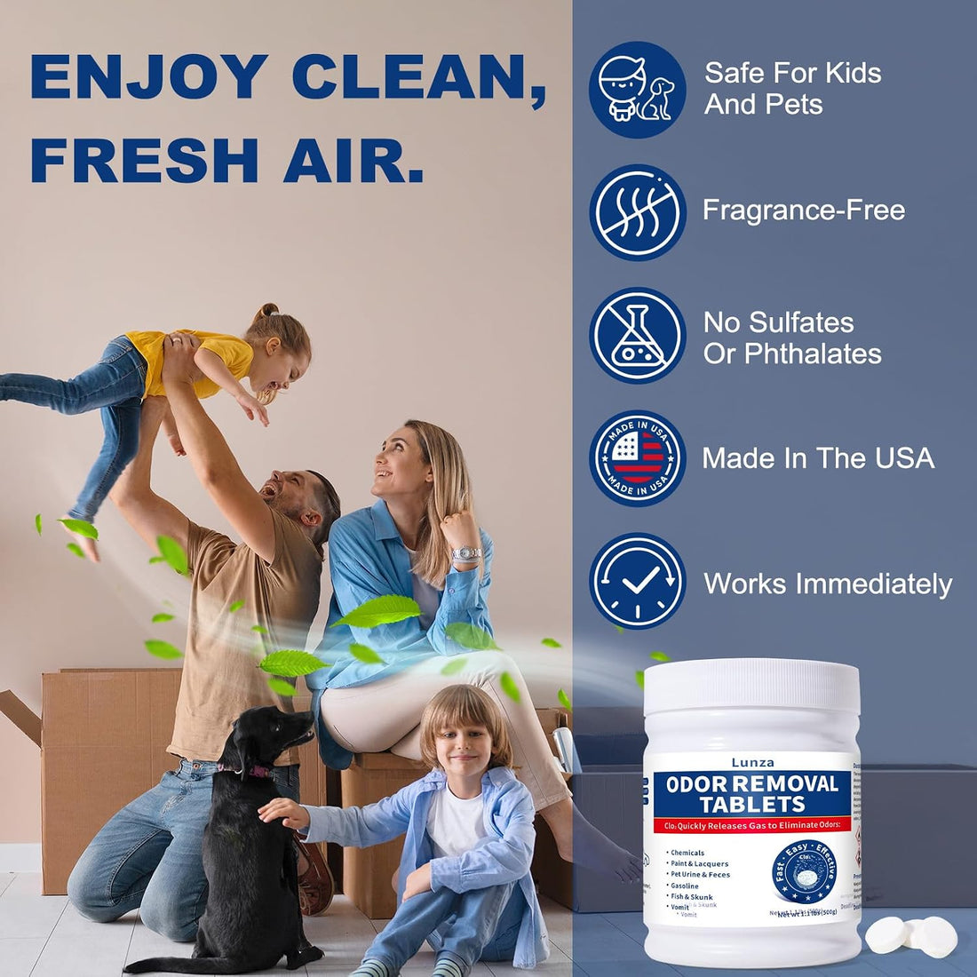 Car Odor Remover - Powerful Car, House, Pet Odor Remover - Fast
