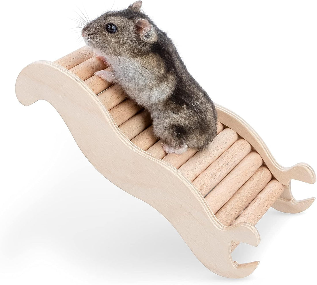 Niteangel Hamster Climbing Ladder Bridge: 8.26 x 3.7 x 1.1 inch