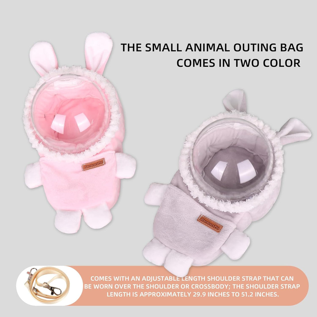 Hamster Carrier Rat Bag Cute Rabbit Shape Small Animal Sugar Glider