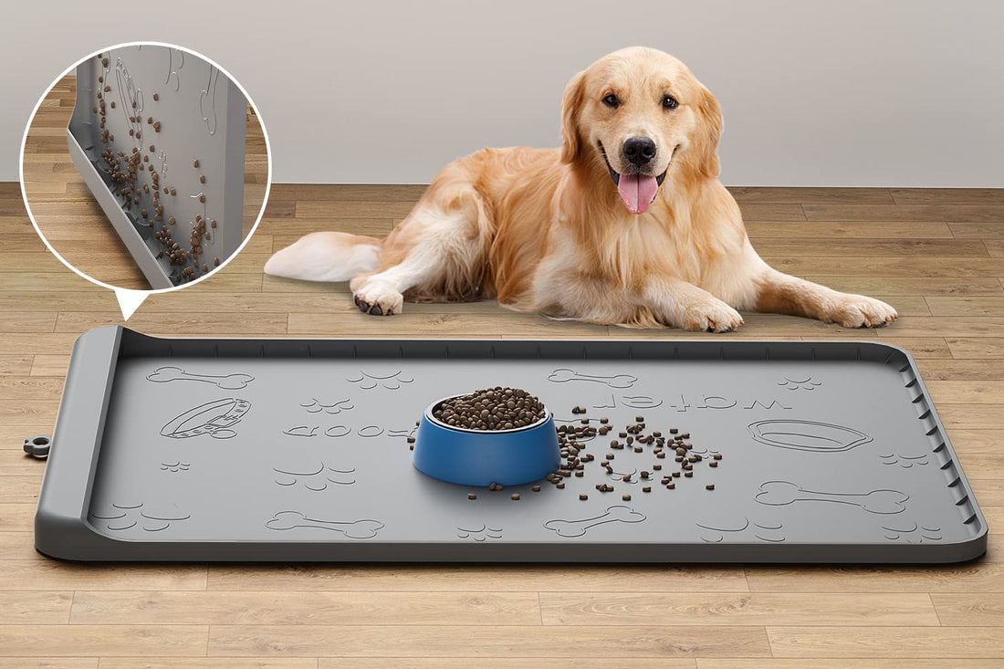 Dog Food Mat - Silicone Dog Mat for Food and Water
