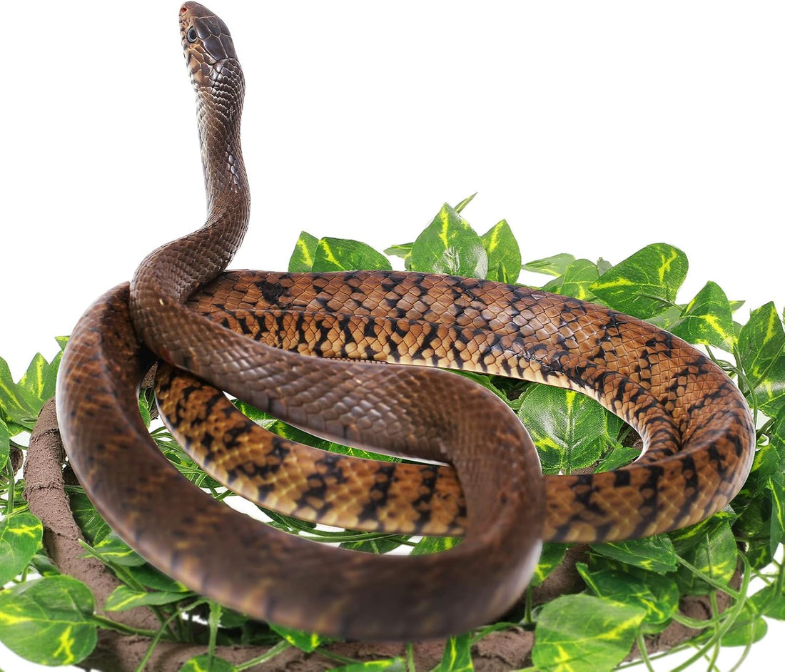 Canlierr 4 Pcs Reptile Vines Flexible Bendable Jungle Climbing