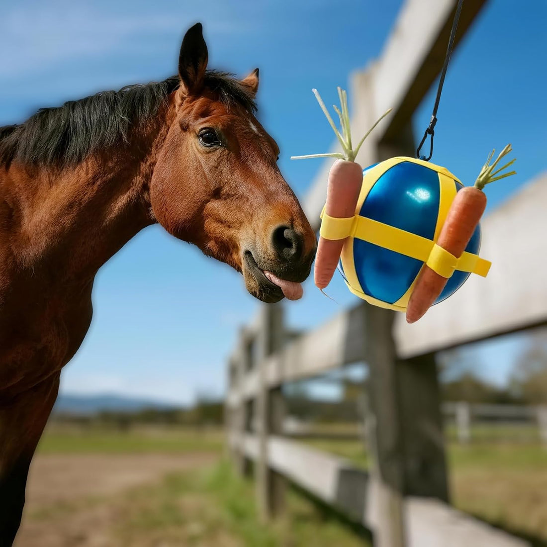 Horse Treat Ball & Horse Stall Toys
