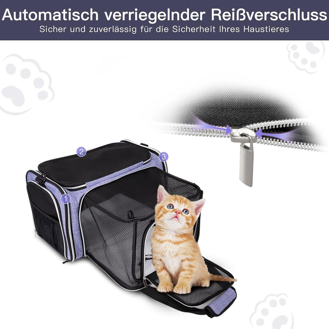 BAGLHER Cat Carrier Bag,Airline Approved Pet Carrier Soft Side Pet