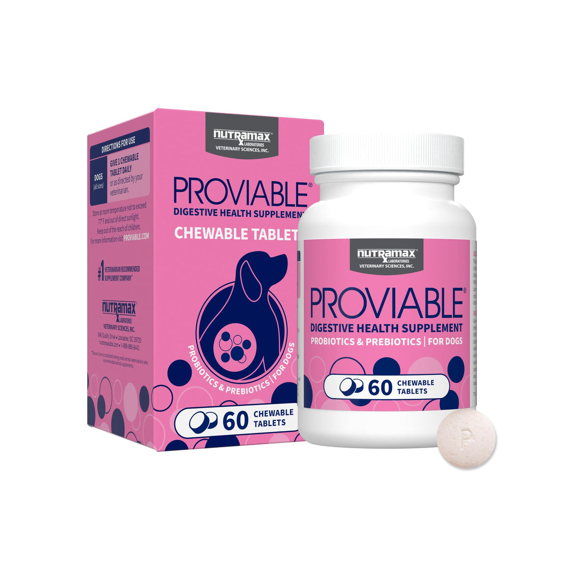 Nutramax Proviable Probiotics for Dogs