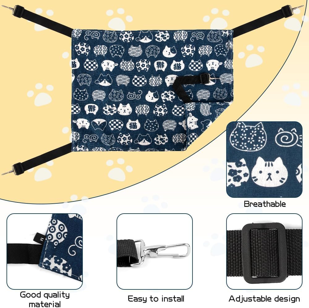 NIEITRK Cat Hammock & Swing - Indoor Kitten Bed & Accessories for Cat