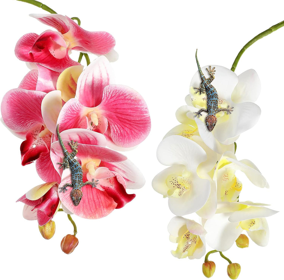 Chuangdi 2 Pcs Artificial Phalaenopsis