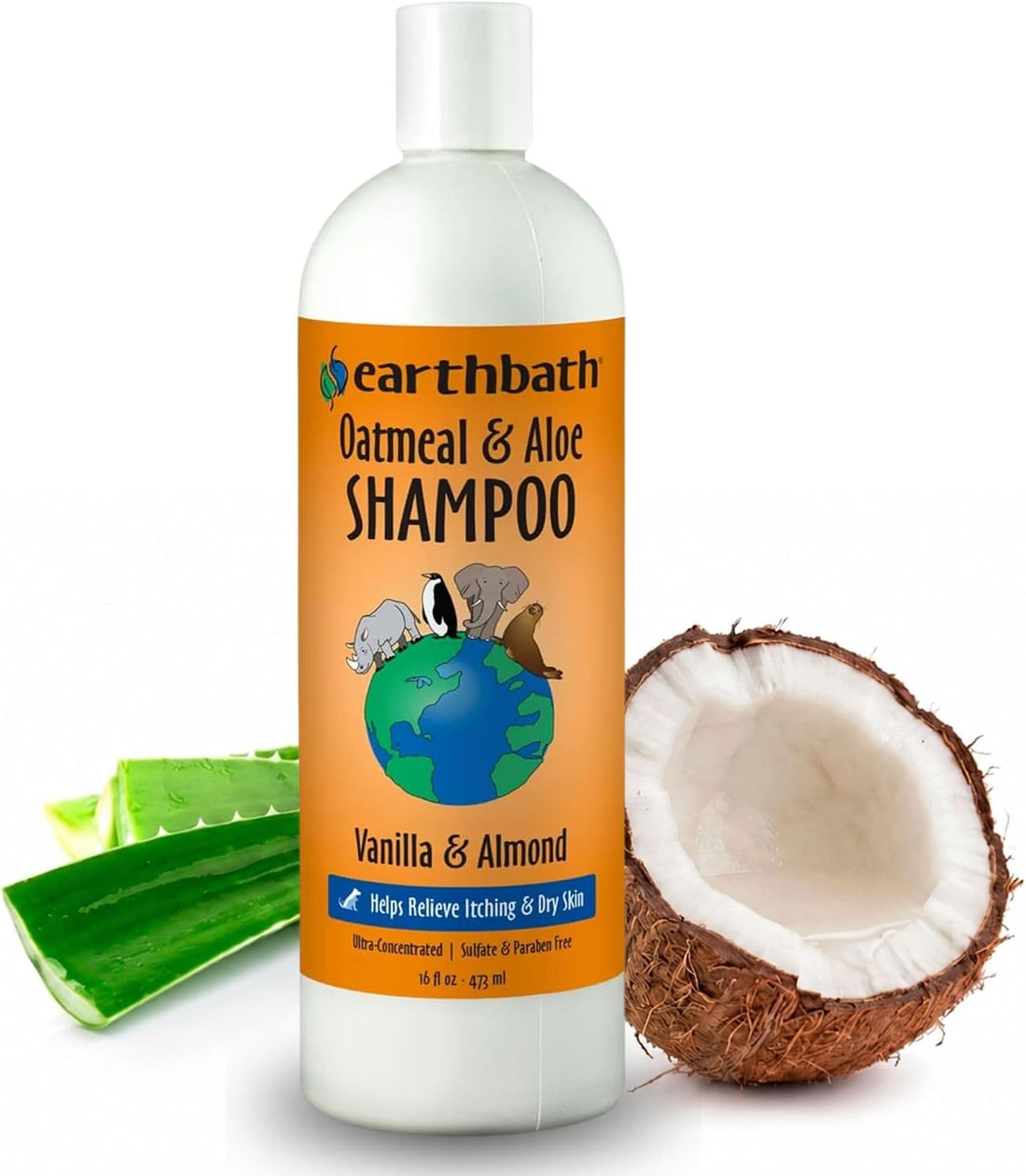 earthbath, Oatmeal & Aloe Dog Shampoo - Oatmeal Shampoo for Dogs