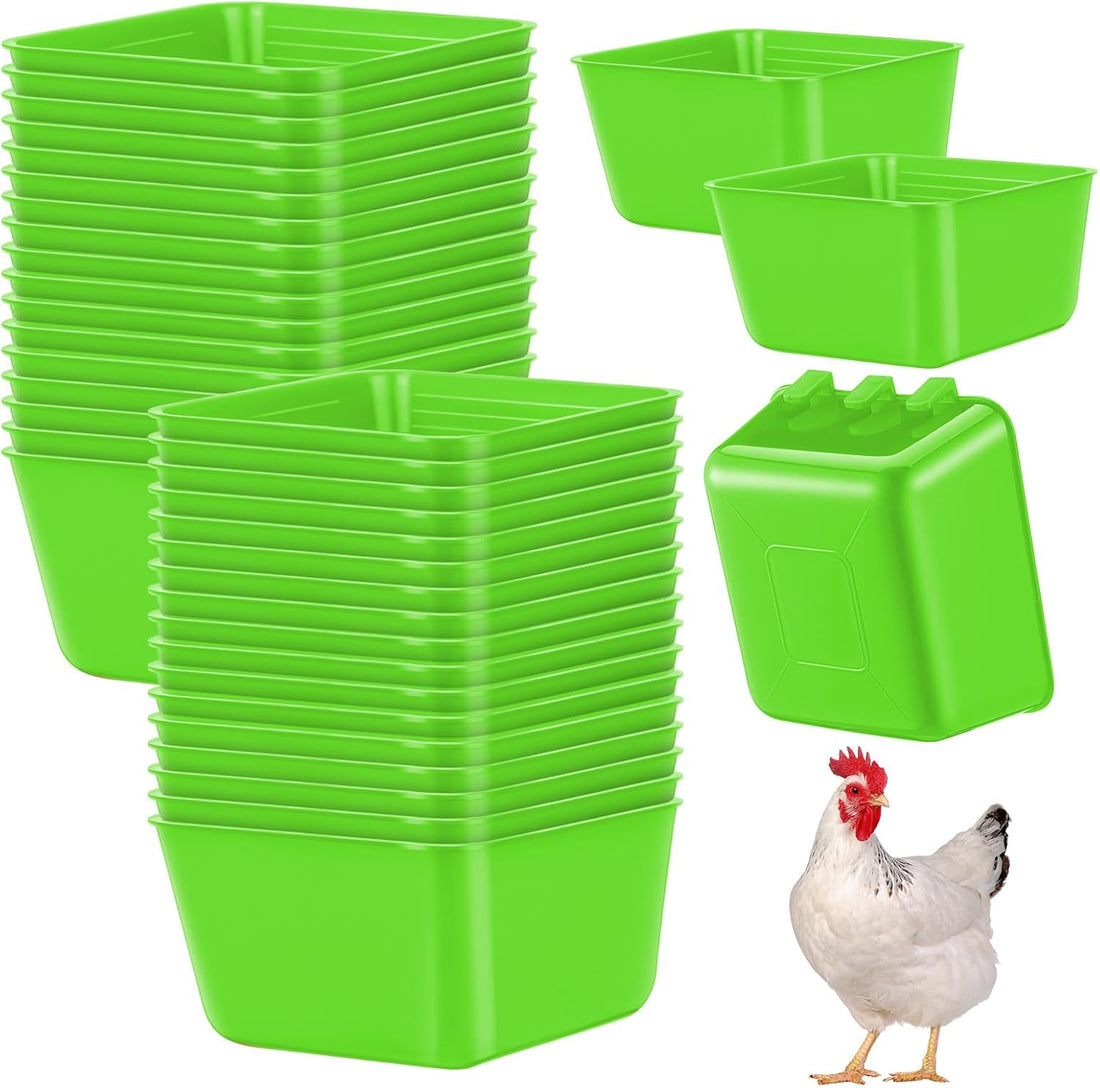 Maxdot 20 Pcs Chicken Water Feeder Cup 16 oz Large Watering Cup