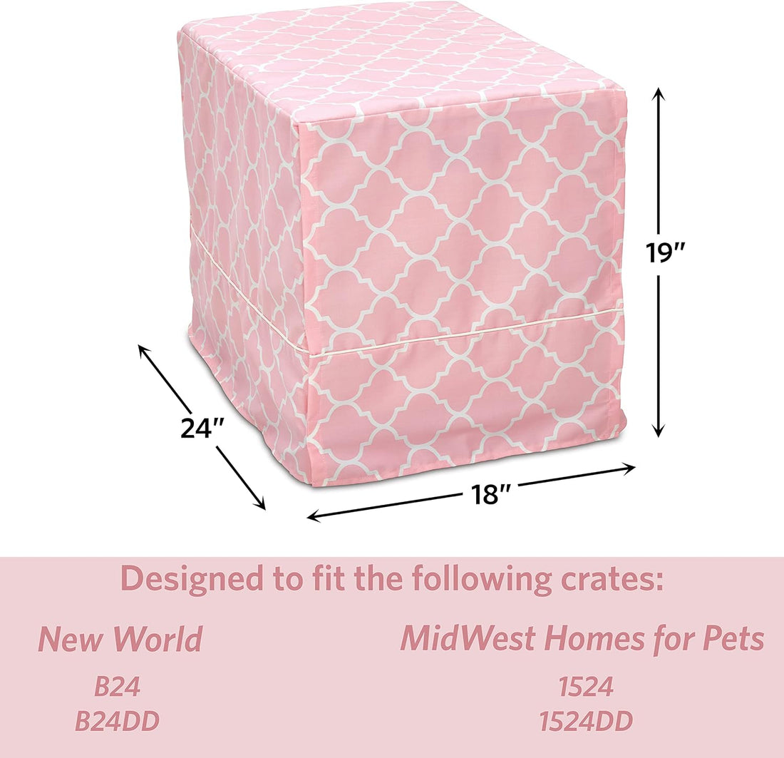 MidWest Homes for Pets Small Dog Crate Cover Featuring Teflon Fabric