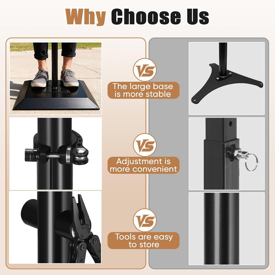 CAROD Professional Farrier Tool-Height Adjustable Metal Hoof Stand