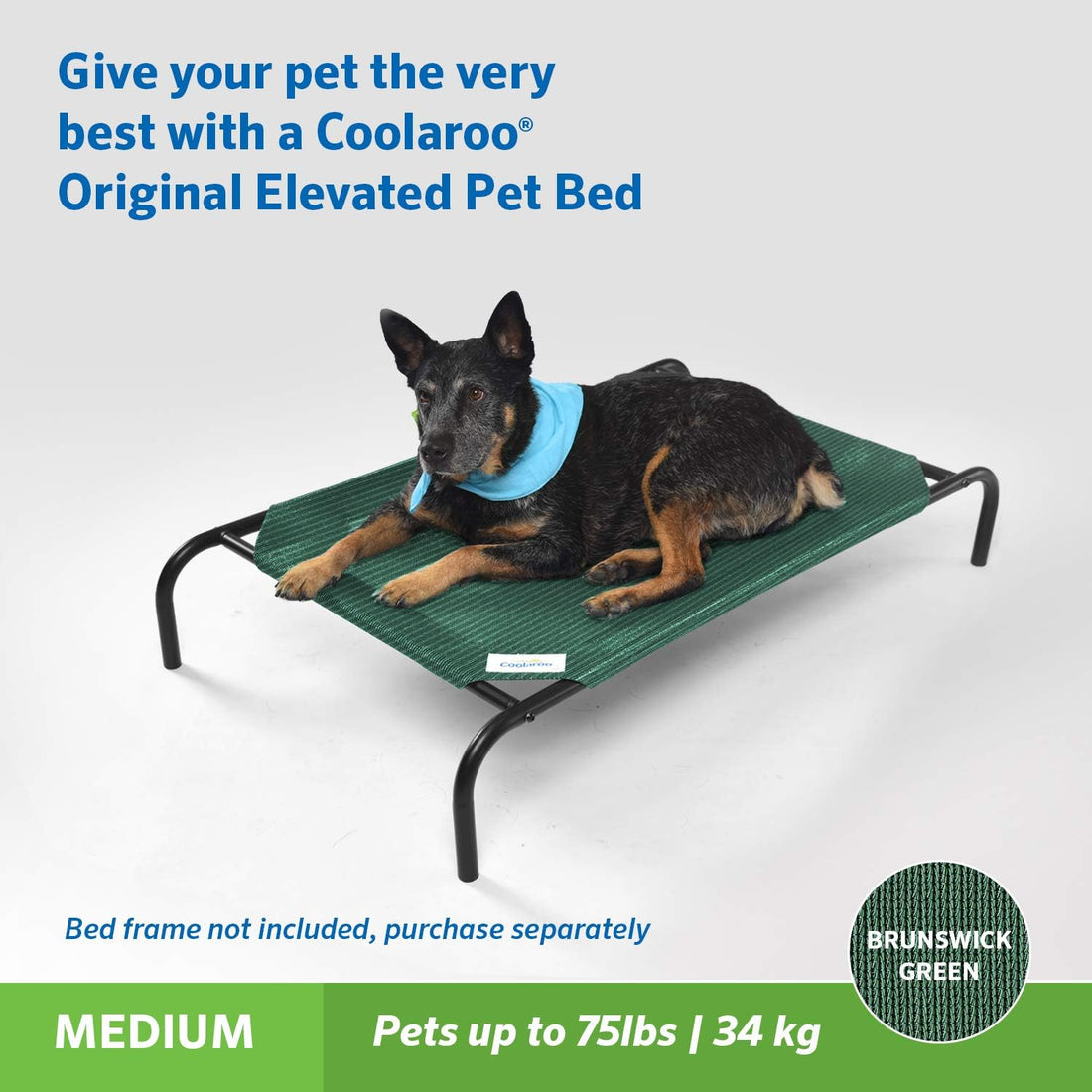 Original Pet Bed Replacement Cover - Brunswick Green - Medium