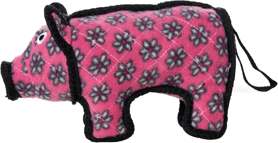 TUFFY® Jr Pig Ultra Durable Plush Dog Toy