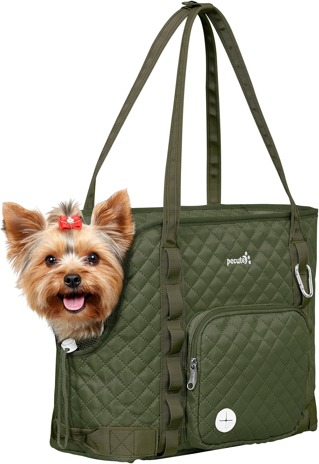 Pecute Dog Purse Carrier, Dog Carrier with Pockets for Small Dogs