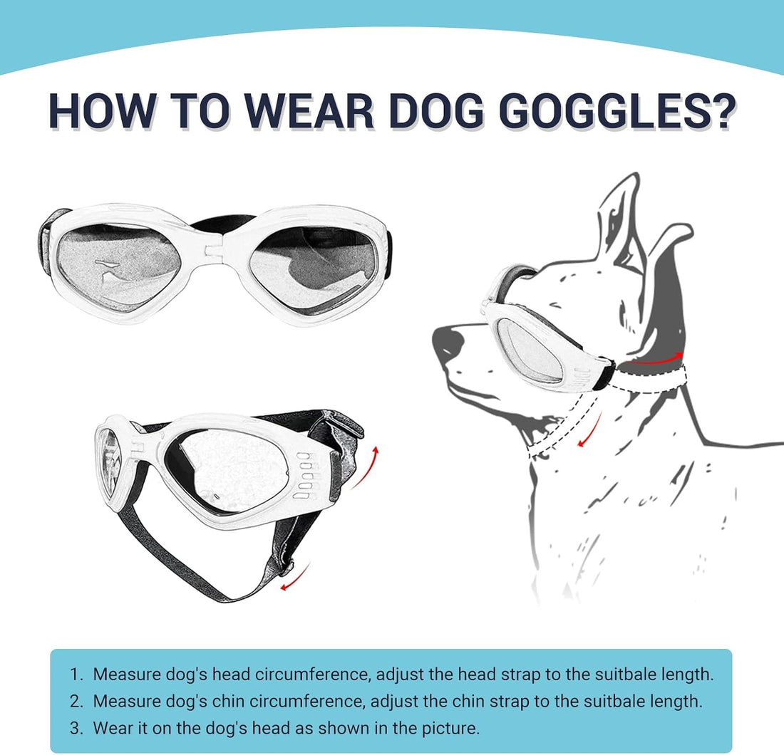 Dog Goggles Medium Breed, Dog Sunglasses for Medium Dogs Eye